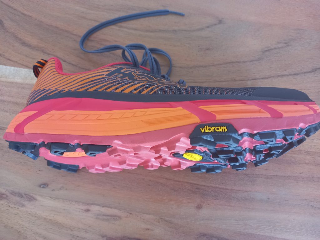 Hoka Mafate Evo 2 - Lateral View & Vibram Sole