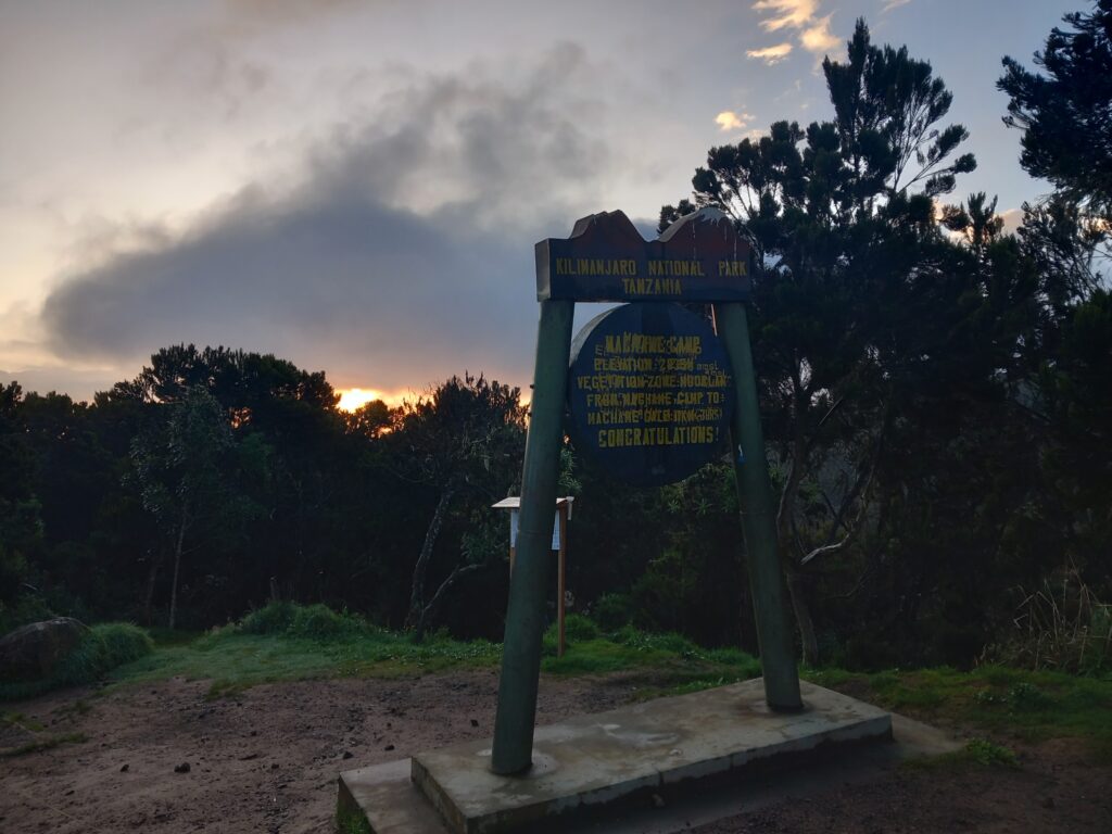 Kilimanjaro Trekking: Sunset at Machame Camp