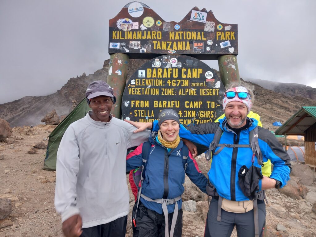 Kilimanjaro Trekking: Barafu Camp (upper part)
